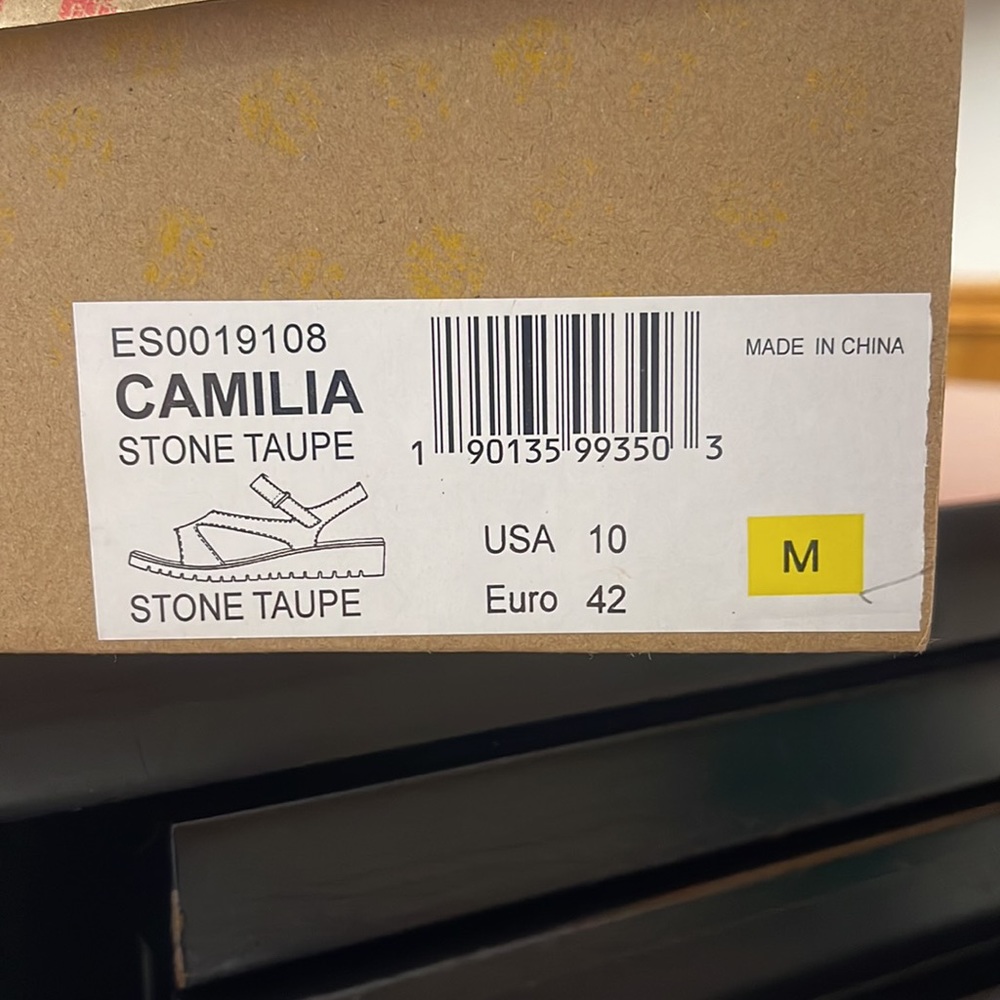 Euro Soft Camilia Stone Taupe Sandals - Picture 2 of 5